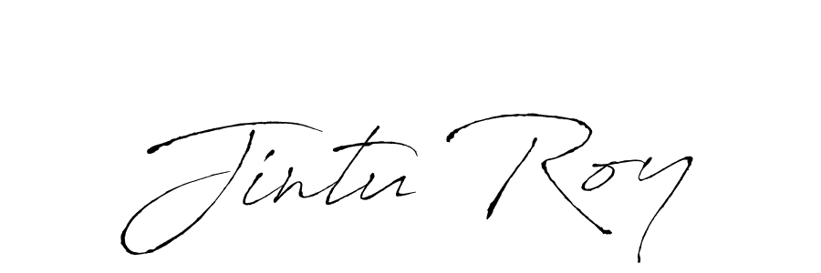 Also You can easily find your signature by using the search form. We will create Jintu Roy name handwritten signature images for you free of cost using Antro_Vectra sign style. Jintu Roy signature style 6 images and pictures png