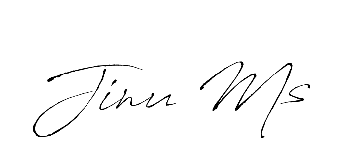 Make a beautiful signature design for name Jinu Ms. Use this online signature maker to create a handwritten signature for free. Jinu Ms signature style 6 images and pictures png