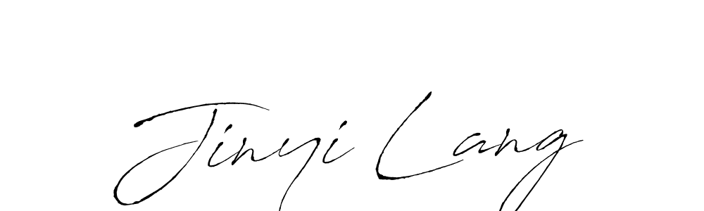 Use a signature maker to create a handwritten signature online. With this signature software, you can design (Antro_Vectra) your own signature for name Jinyi Lang. Jinyi Lang signature style 6 images and pictures png