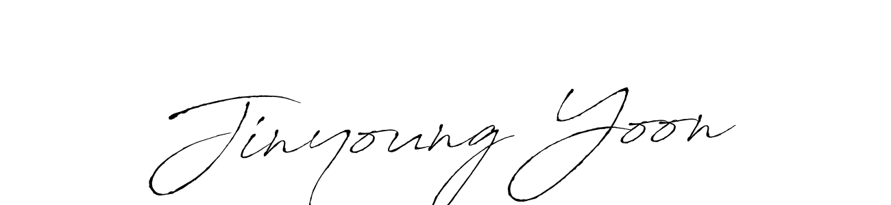 Make a beautiful signature design for name Jinyoung Yoon. Use this online signature maker to create a handwritten signature for free. Jinyoung Yoon signature style 6 images and pictures png