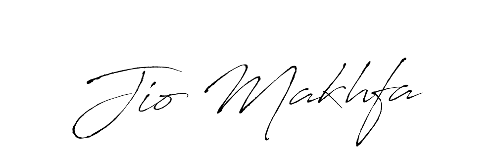 Also we have Jio Makhfa name is the best signature style. Create professional handwritten signature collection using Antro_Vectra autograph style. Jio Makhfa signature style 6 images and pictures png