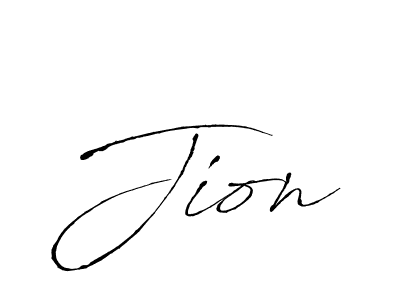 Create a beautiful signature design for name Jion. With this signature (Antro_Vectra) fonts, you can make a handwritten signature for free. Jion signature style 6 images and pictures png