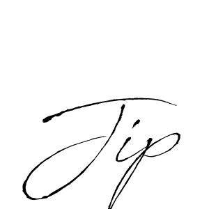 How to make Jip name signature. Use Antro_Vectra style for creating short signs online. This is the latest handwritten sign. Jip signature style 6 images and pictures png