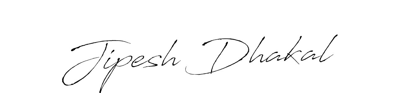 How to make Jipesh Dhakal name signature. Use Antro_Vectra style for creating short signs online. This is the latest handwritten sign. Jipesh Dhakal signature style 6 images and pictures png
