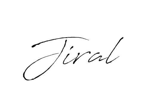 You should practise on your own different ways (Antro_Vectra) to write your name (Jiral) in signature. don't let someone else do it for you. Jiral signature style 6 images and pictures png