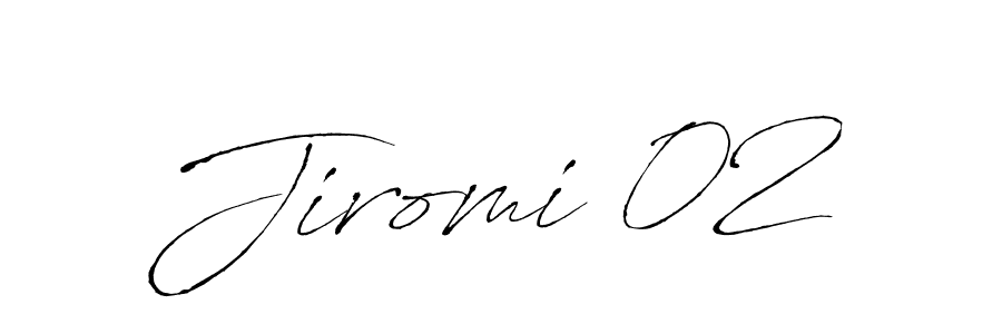 How to make Jiromi 02 signature? Antro_Vectra is a professional autograph style. Create handwritten signature for Jiromi 02 name. Jiromi 02 signature style 6 images and pictures png