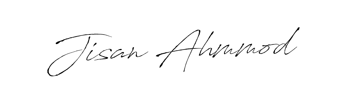 Also You can easily find your signature by using the search form. We will create Jisan Ahmmod name handwritten signature images for you free of cost using Antro_Vectra sign style. Jisan Ahmmod signature style 6 images and pictures png