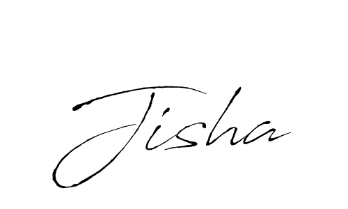 if you are searching for the best signature style for your name Jisha. so please give up your signature search. here we have designed multiple signature styles  using Antro_Vectra. Jisha signature style 6 images and pictures png