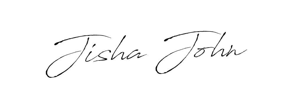 Use a signature maker to create a handwritten signature online. With this signature software, you can design (Antro_Vectra) your own signature for name Jisha John. Jisha John signature style 6 images and pictures png