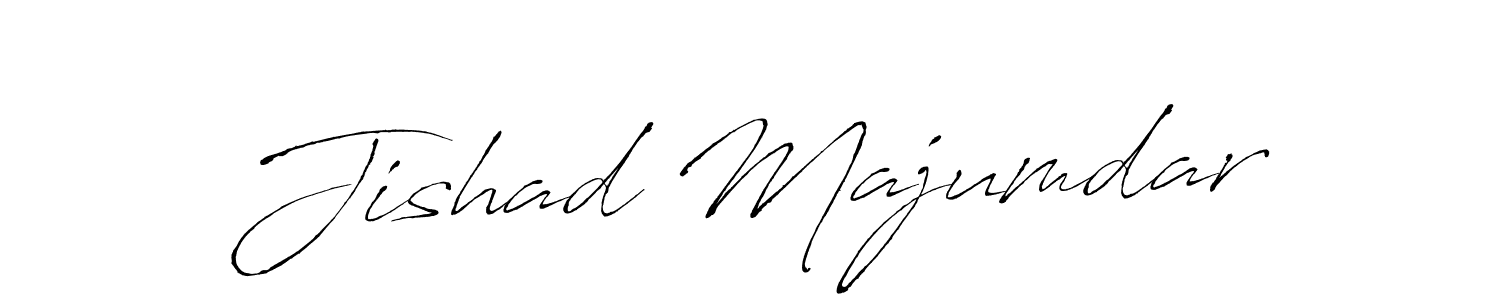 The best way (Antro_Vectra) to make a short signature is to pick only two or three words in your name. The name Jishad Majumdar include a total of six letters. For converting this name. Jishad Majumdar signature style 6 images and pictures png