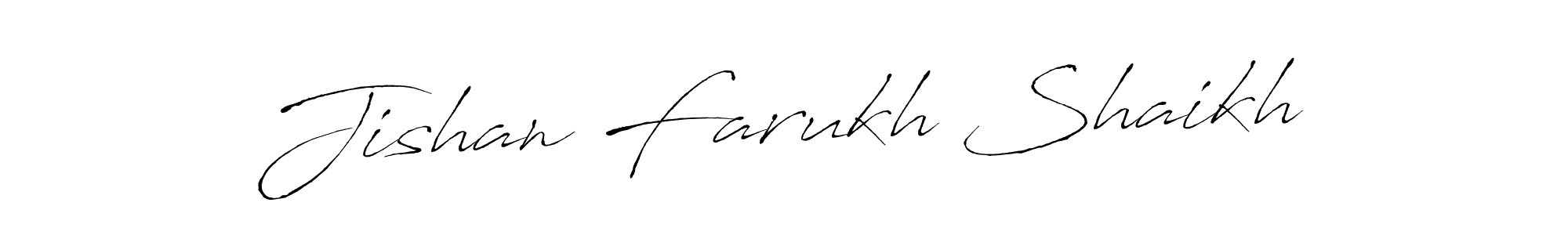 Make a beautiful signature design for name Jishan Farukh Shaikh. Use this online signature maker to create a handwritten signature for free. Jishan Farukh Shaikh signature style 6 images and pictures png