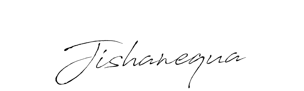 How to make Jishanequa signature? Antro_Vectra is a professional autograph style. Create handwritten signature for Jishanequa name. Jishanequa signature style 6 images and pictures png