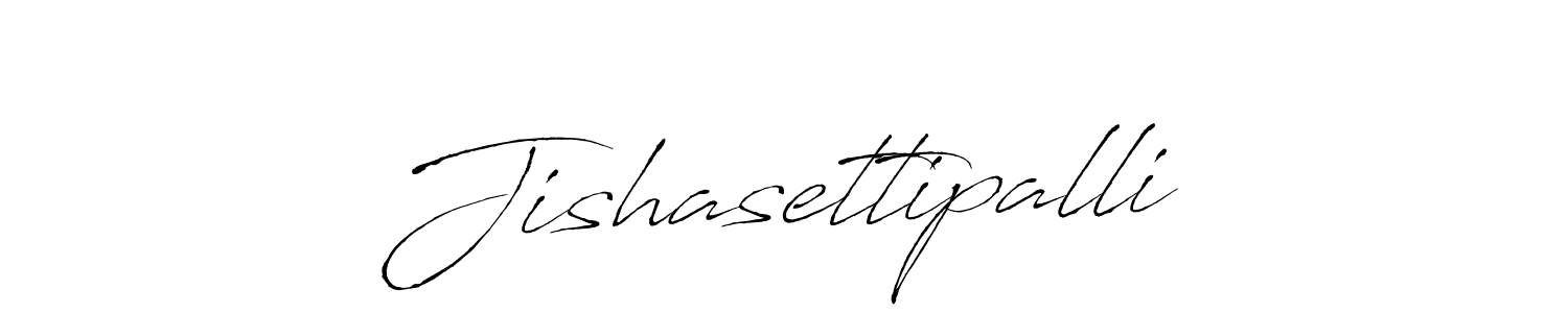 Jishasettipalli stylish signature style. Best Handwritten Sign (Antro_Vectra) for my name. Handwritten Signature Collection Ideas for my name Jishasettipalli. Jishasettipalli signature style 6 images and pictures png