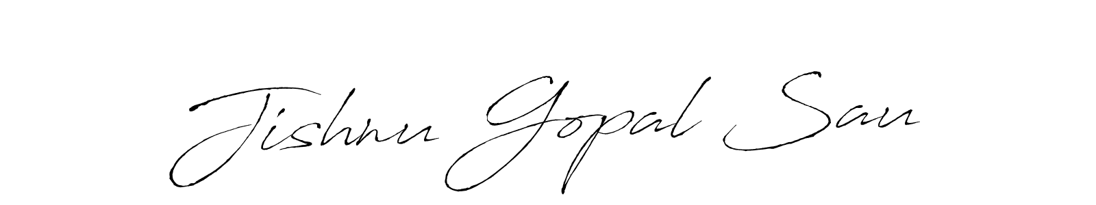 Also You can easily find your signature by using the search form. We will create Jishnu Gopal Sau name handwritten signature images for you free of cost using Antro_Vectra sign style. Jishnu Gopal Sau signature style 6 images and pictures png
