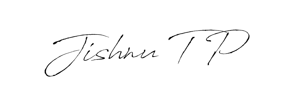 if you are searching for the best signature style for your name Jishnu T P. so please give up your signature search. here we have designed multiple signature styles  using Antro_Vectra. Jishnu T P signature style 6 images and pictures png