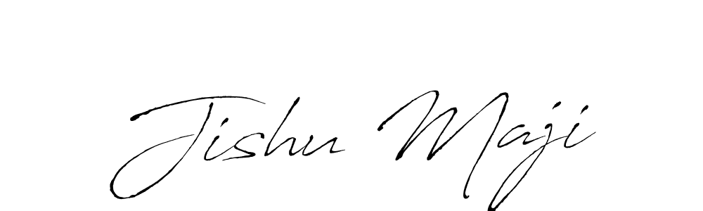 Create a beautiful signature design for name Jishu Maji. With this signature (Antro_Vectra) fonts, you can make a handwritten signature for free. Jishu Maji signature style 6 images and pictures png