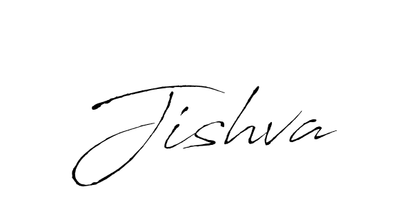 Design your own signature with our free online signature maker. With this signature software, you can create a handwritten (Antro_Vectra) signature for name Jishva. Jishva signature style 6 images and pictures png