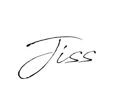 Use a signature maker to create a handwritten signature online. With this signature software, you can design (Antro_Vectra) your own signature for name Jiss. Jiss signature style 6 images and pictures png