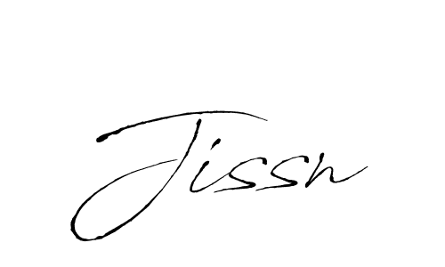 Jissn stylish signature style. Best Handwritten Sign (Antro_Vectra) for my name. Handwritten Signature Collection Ideas for my name Jissn. Jissn signature style 6 images and pictures png