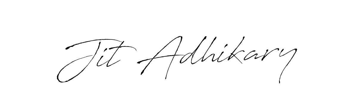 Similarly Antro_Vectra is the best handwritten signature design. Signature creator online .You can use it as an online autograph creator for name Jit Adhikary. Jit Adhikary signature style 6 images and pictures png