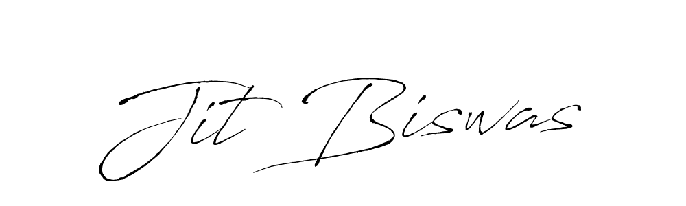 Design your own signature with our free online signature maker. With this signature software, you can create a handwritten (Antro_Vectra) signature for name Jit Biswas. Jit Biswas signature style 6 images and pictures png