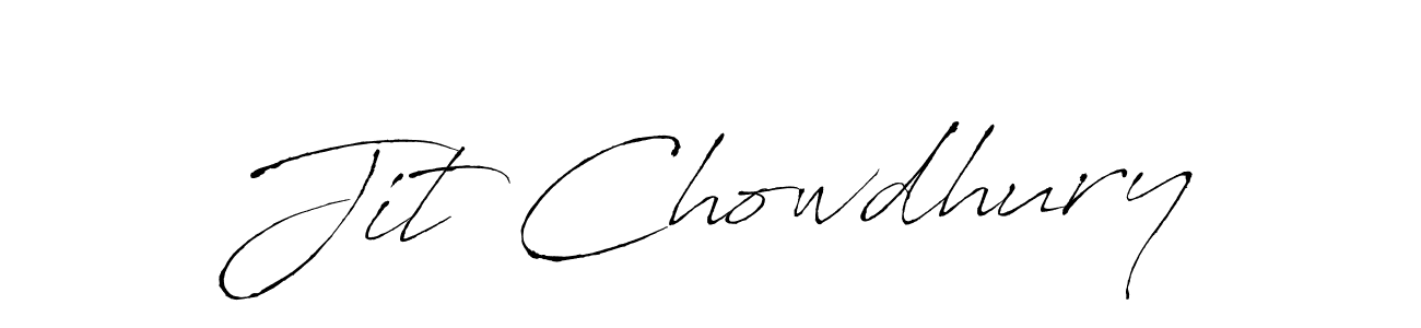 You should practise on your own different ways (Antro_Vectra) to write your name (Jit Chowdhury) in signature. don't let someone else do it for you. Jit Chowdhury signature style 6 images and pictures png