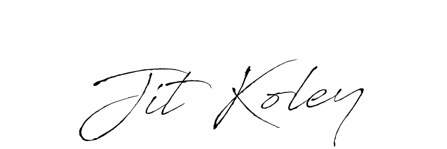 How to make Jit Koley signature? Antro_Vectra is a professional autograph style. Create handwritten signature for Jit Koley name. Jit Koley signature style 6 images and pictures png