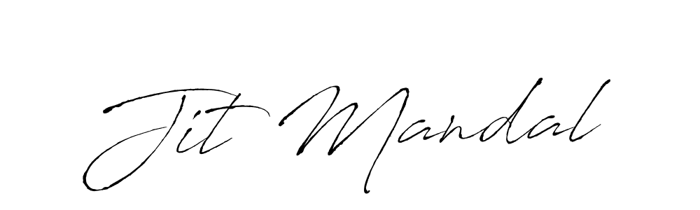 Antro_Vectra is a professional signature style that is perfect for those who want to add a touch of class to their signature. It is also a great choice for those who want to make their signature more unique. Get Jit Mandal name to fancy signature for free. Jit Mandal signature style 6 images and pictures png