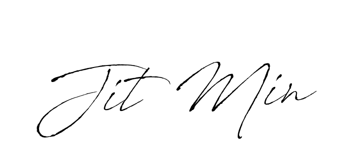 Design your own signature with our free online signature maker. With this signature software, you can create a handwritten (Antro_Vectra) signature for name Jit Min. Jit Min signature style 6 images and pictures png