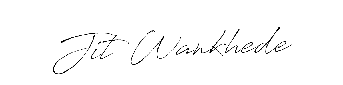 Similarly Antro_Vectra is the best handwritten signature design. Signature creator online .You can use it as an online autograph creator for name Jit Wankhede. Jit Wankhede signature style 6 images and pictures png