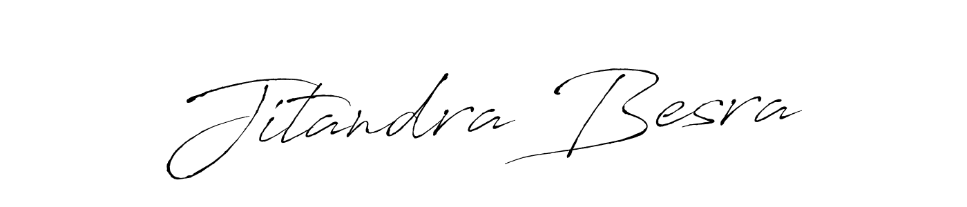 Make a beautiful signature design for name Jitandra Besra. With this signature (Antro_Vectra) style, you can create a handwritten signature for free. Jitandra Besra signature style 6 images and pictures png