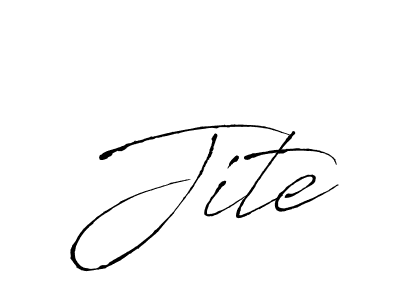 Antro_Vectra is a professional signature style that is perfect for those who want to add a touch of class to their signature. It is also a great choice for those who want to make their signature more unique. Get Jite name to fancy signature for free. Jite signature style 6 images and pictures png