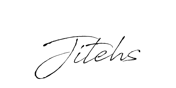 Use a signature maker to create a handwritten signature online. With this signature software, you can design (Antro_Vectra) your own signature for name Jitehs. Jitehs signature style 6 images and pictures png