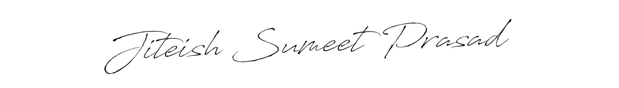 Design your own signature with our free online signature maker. With this signature software, you can create a handwritten (Antro_Vectra) signature for name Jiteish Sumeet Prasad. Jiteish Sumeet Prasad signature style 6 images and pictures png