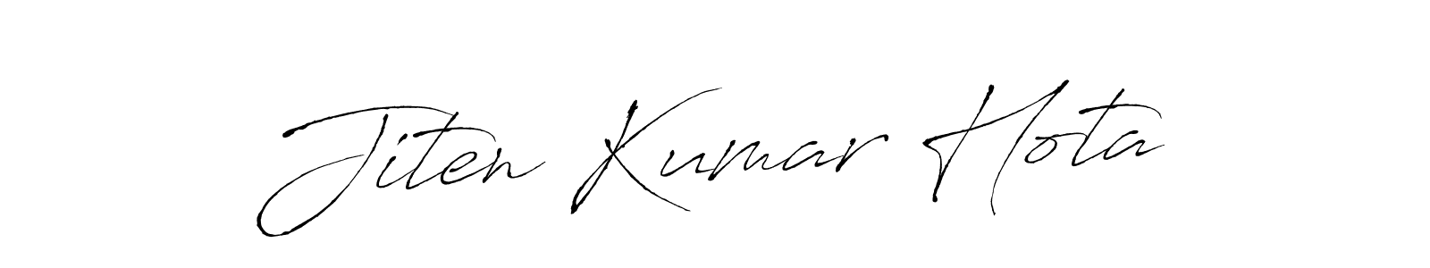 How to make Jiten Kumar Hota signature? Antro_Vectra is a professional autograph style. Create handwritten signature for Jiten Kumar Hota name. Jiten Kumar Hota signature style 6 images and pictures png