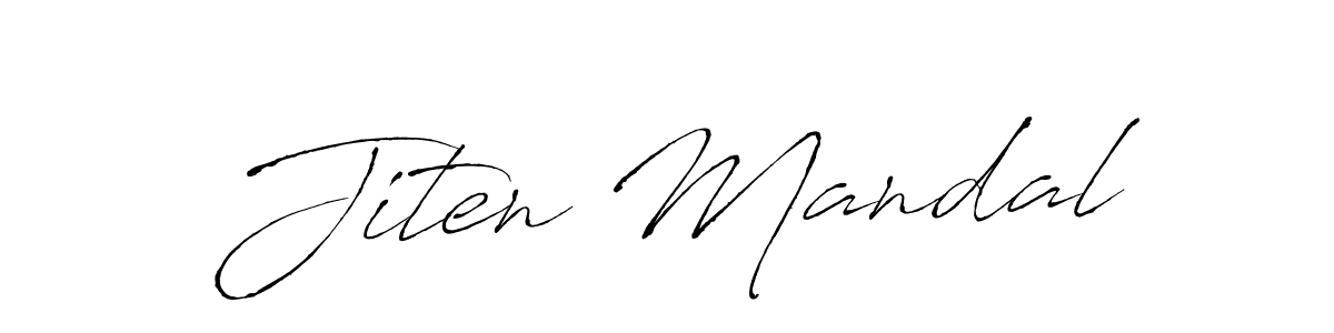 Jiten Mandal stylish signature style. Best Handwritten Sign (Antro_Vectra) for my name. Handwritten Signature Collection Ideas for my name Jiten Mandal. Jiten Mandal signature style 6 images and pictures png