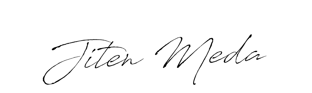 Use a signature maker to create a handwritten signature online. With this signature software, you can design (Antro_Vectra) your own signature for name Jiten Meda. Jiten Meda signature style 6 images and pictures png