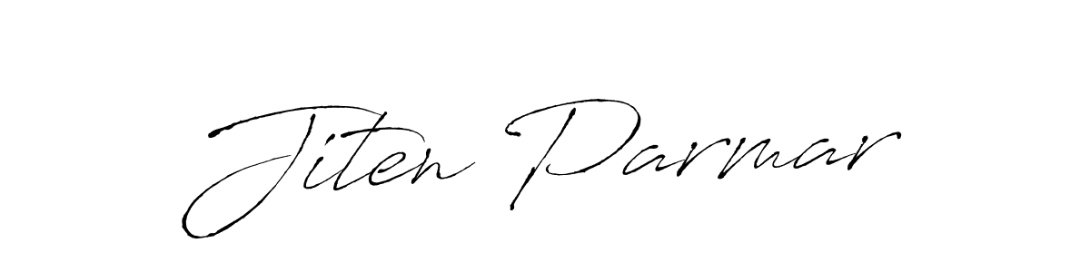 Jiten Parmar stylish signature style. Best Handwritten Sign (Antro_Vectra) for my name. Handwritten Signature Collection Ideas for my name Jiten Parmar. Jiten Parmar signature style 6 images and pictures png