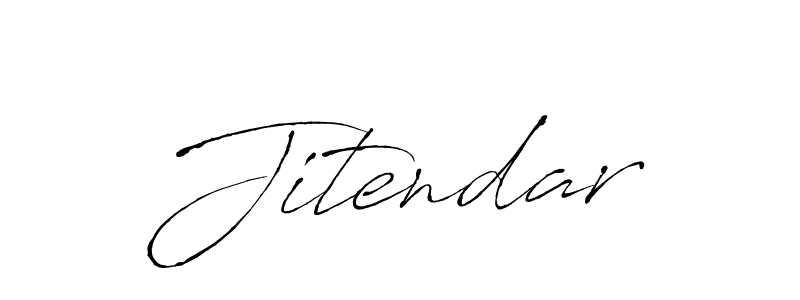 Create a beautiful signature design for name Jitendar. With this signature (Antro_Vectra) fonts, you can make a handwritten signature for free. Jitendar signature style 6 images and pictures png