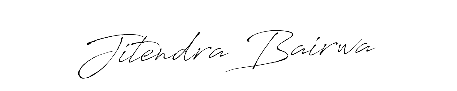 How to make Jitendra Bairwa signature? Antro_Vectra is a professional autograph style. Create handwritten signature for Jitendra Bairwa name. Jitendra Bairwa signature style 6 images and pictures png