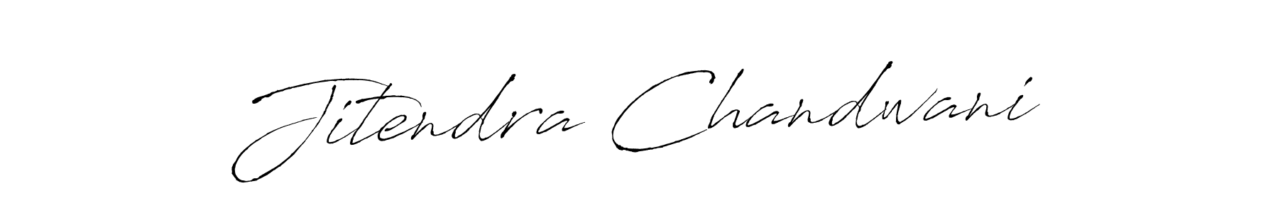 Antro_Vectra is a professional signature style that is perfect for those who want to add a touch of class to their signature. It is also a great choice for those who want to make their signature more unique. Get Jitendra Chandwani name to fancy signature for free. Jitendra Chandwani signature style 6 images and pictures png