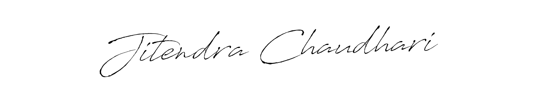 Jitendra Chaudhari stylish signature style. Best Handwritten Sign (Antro_Vectra) for my name. Handwritten Signature Collection Ideas for my name Jitendra Chaudhari. Jitendra Chaudhari signature style 6 images and pictures png