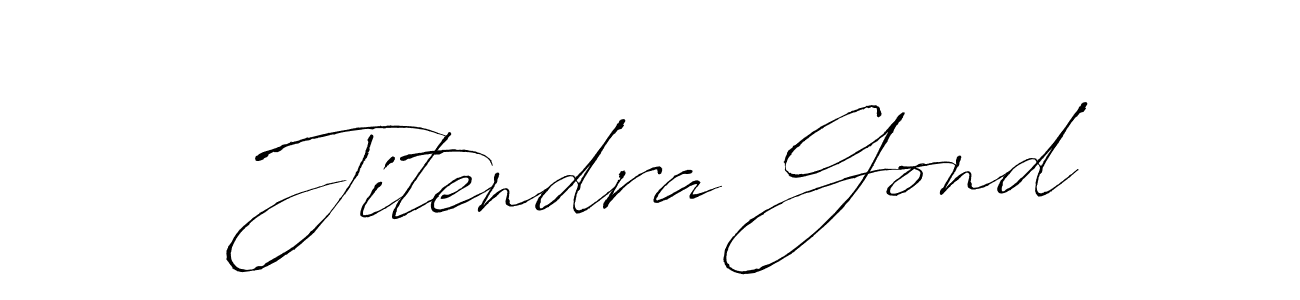 Make a beautiful signature design for name Jitendra Gond. Use this online signature maker to create a handwritten signature for free. Jitendra Gond signature style 6 images and pictures png
