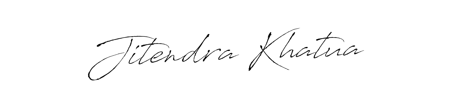 How to make Jitendra Khatua name signature. Use Antro_Vectra style for creating short signs online. This is the latest handwritten sign. Jitendra Khatua signature style 6 images and pictures png