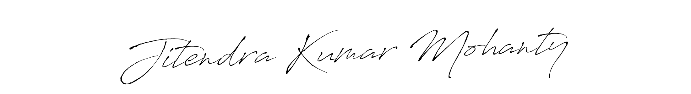 How to make Jitendra Kumar Mohanty name signature. Use Antro_Vectra style for creating short signs online. This is the latest handwritten sign. Jitendra Kumar Mohanty signature style 6 images and pictures png