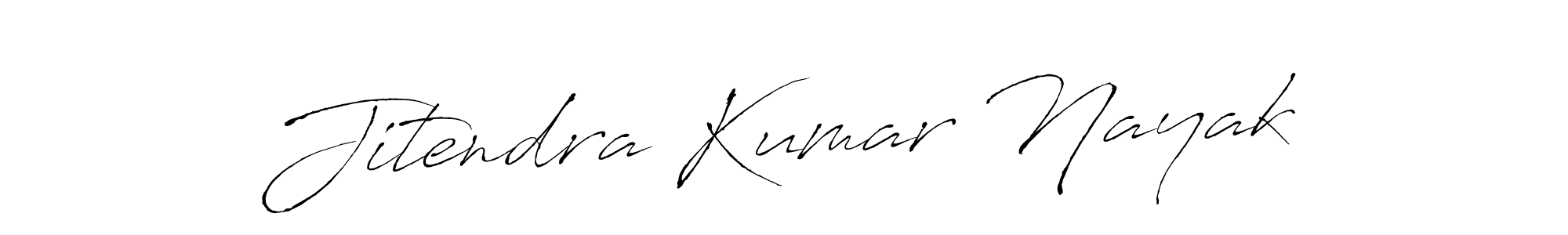 How to make Jitendra Kumar Nayak signature? Antro_Vectra is a professional autograph style. Create handwritten signature for Jitendra Kumar Nayak name. Jitendra Kumar Nayak signature style 6 images and pictures png