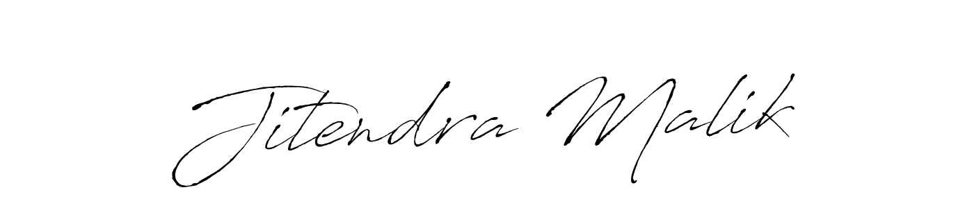 Make a beautiful signature design for name Jitendra Malik. With this signature (Antro_Vectra) style, you can create a handwritten signature for free. Jitendra Malik signature style 6 images and pictures png