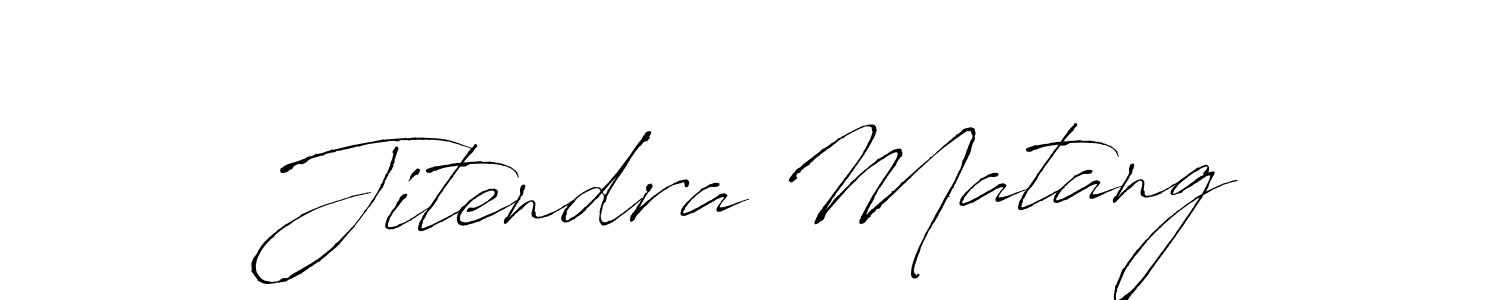 You should practise on your own different ways (Antro_Vectra) to write your name (Jitendra Matang) in signature. don't let someone else do it for you. Jitendra Matang signature style 6 images and pictures png