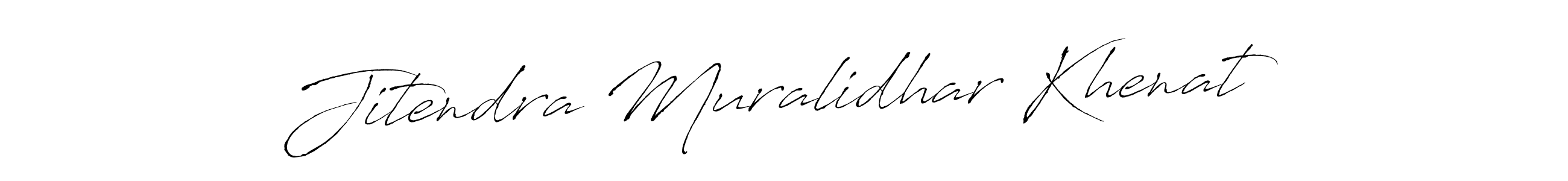 Make a beautiful signature design for name Jitendra Muralidhar Khenat. Use this online signature maker to create a handwritten signature for free. Jitendra Muralidhar Khenat signature style 6 images and pictures png