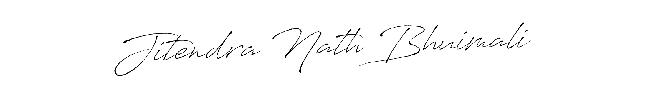 Make a beautiful signature design for name Jitendra Nath Bhuimali. With this signature (Antro_Vectra) style, you can create a handwritten signature for free. Jitendra Nath Bhuimali signature style 6 images and pictures png